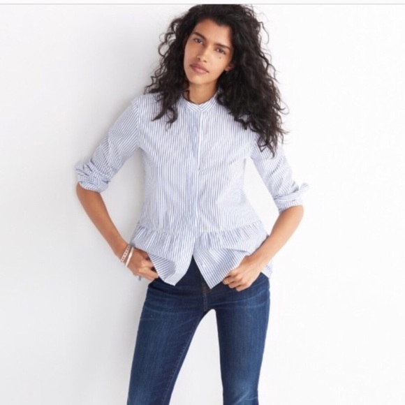 Madewell Lakeside peplum top - Picture 4 of 7